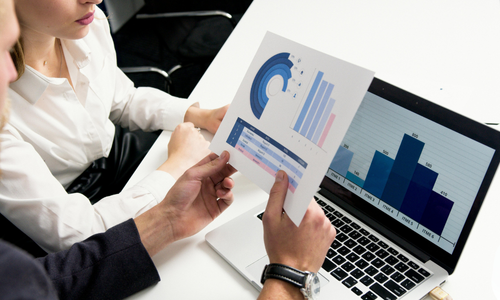 Example property performance visualization