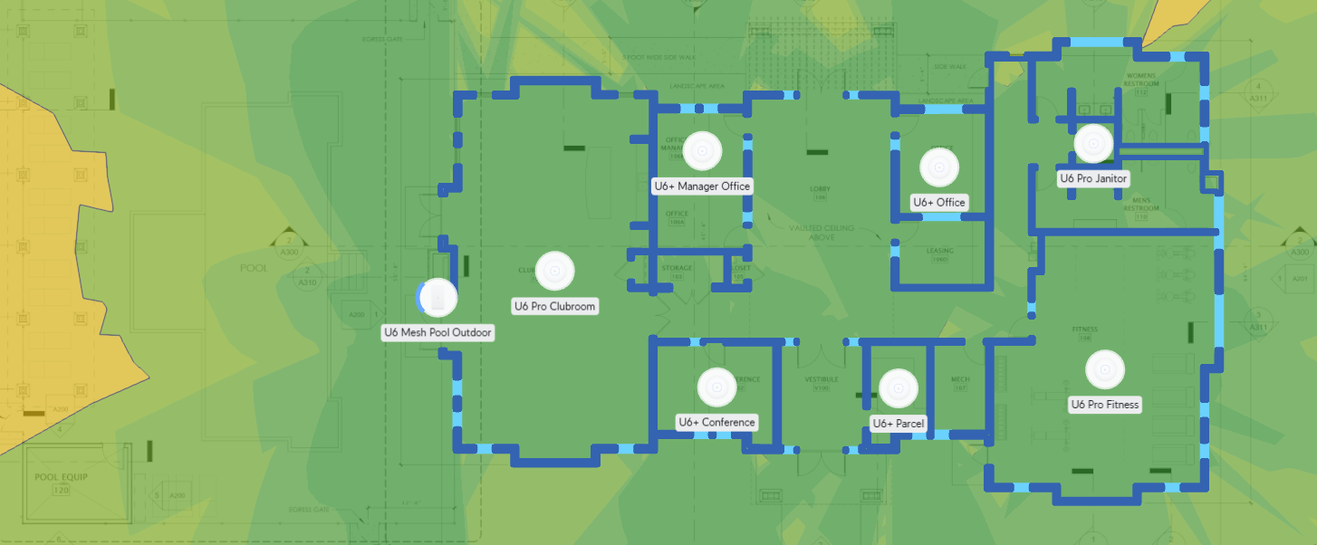 Heat map example of Ethoplex MDU Internet